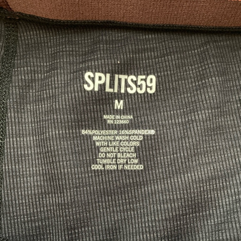 Splits59 Red and Black Leggings with Elastic Waistband - Picture 9 of 9